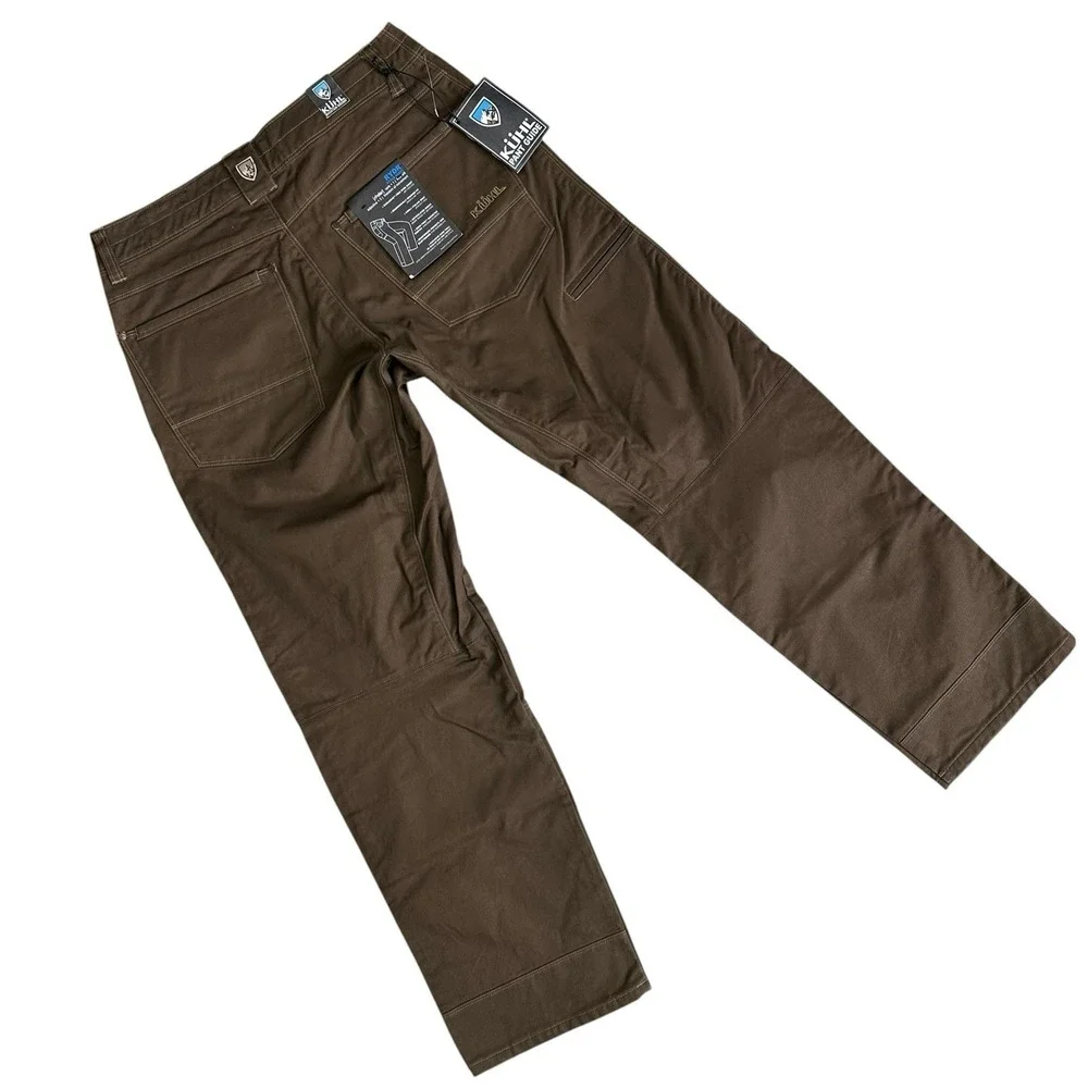 NWT Kuhl Rydr Vintage Patina Dye Pants Men 32x30 Brown Hiking Outdoors Utility